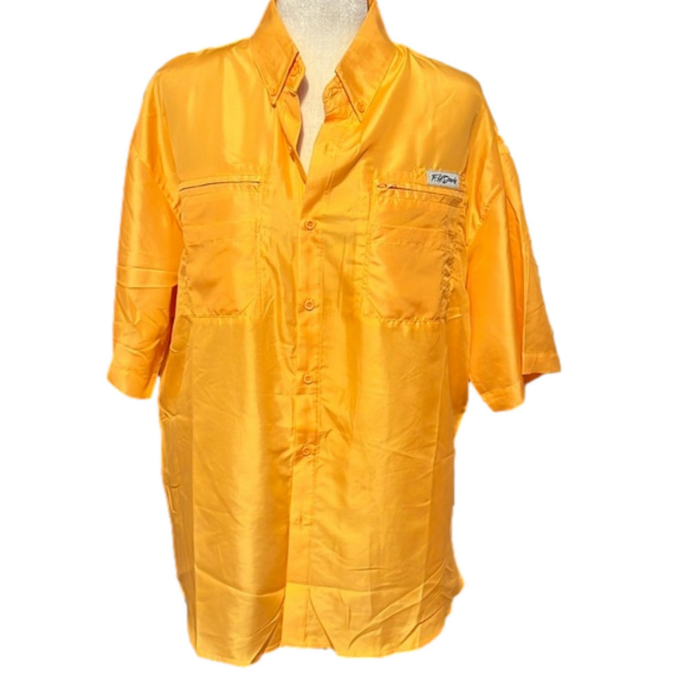 NWT F. L. Davis Fishing Shirt Button Men’s M